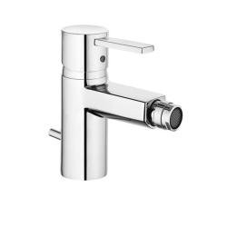 Смеситель для биде KLUDI ZENTA однорычажный, керамический, неповоротный излив, длина 108 мм, латунь, цвет хром, без шланга/лейки, с донным клапаном