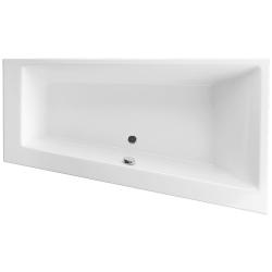 Ванна Excellent Sfera Slim, 170х100 см, акриловая, цвет- белый, (без гидромассажа, рамы, сифона, фронтальной панели), ассиметричная, правосторонняя, правая, приставная/встраиваемая