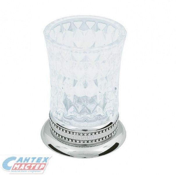 Стакан для зубных щеток Boheme Brillante настольный хром 10441