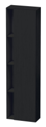 Пенал Duravit DuraStyle, 50x24x180 см, подвесной, (правый), с дверцей, с закрытыми/открытыми полками, цвет: дуб черный, в ванную комнату