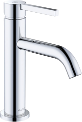 Смеситель для раковины/умывальника KLUDI NOVA FONTE Pura однорычажный, неповоротный, длина излива 130 мм, латунь, цвет хром