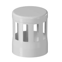 Наконечник Okseler D80 белый, алюминивый, для дымохода