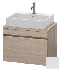 Тумба под раковину для консоли/столешницы Duravit DuraStyle 90х54,8х51,2 см, подвесная, ДСП, цвет: сосна серебристая/белый матовый, 1 выдвижной ящик, прямоугольная