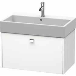 Тумба/шкафчик для консоли/столешницы Duravit Brioso под раковину 72х55х44,2 см, подвесная, ДСП, цвет: белый матовый/хром, 1 выдвижной ящик, прямоугольная