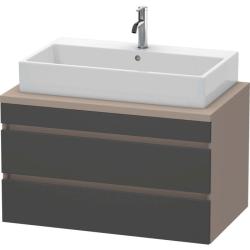 Тумба под раковину для консоли/столешницы Duravit DuraStyle 90х54,8х51,2 см, подвесная, ДСП, цвет: терра, 2 выдвижных ящика, прямоугольная