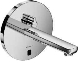 Смеситель для раковины/умывальника KLUDI ZENTA сенсорный, настенный, встраиваемый, неповоротный, длина излива 190 мм, латунь, цвет хром