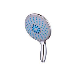 Лейка душевая Melodia Luxe 150 мм L265 мм ручная, круглая, 5 режимов, серый/хром, ABS пластик, для душа/ванной MKP26307BL