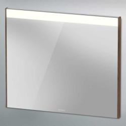 Зеркало Duravit Brioso, 82х70х4,5 см с LED/ЛЕД-подсветкой, прямоугольное, подвесное/настенное, цвет рамы: дуб терра, сенсорный выключатель, диммер, для ванной