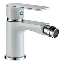 Смеситель для биде Haiba, для унитаза/биде, однорычажный, неповоротный, керамический, длина 77 мм, латунь, цвет белый Смеситель для биде Haiba, для унитаза/биде, однорычажный, неповоротный, керамический, длина 77 мм, латунь, цвет белый