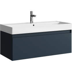 Тумба под умывальник AQWELLA Geometria 100 см серый