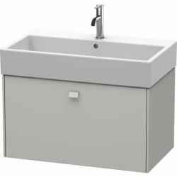 Тумба/шкафчик для консоли/столешницы Duravit Brioso под раковину 72х55х44,2 см, подвесная, ДСП, цвет: бетонно-серый, 1 выдвижной ящик, прямоугольная