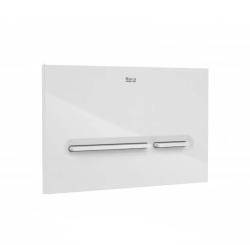 Кнопка смыва Roca Duplo One PL-5 цвет белый, размер 250 х 160 х 10 мм, клавиша управления для сливного бачка, инсталляции, два режима слива, механическая, панель