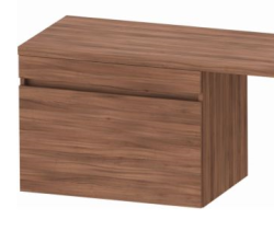 Тумба/шкафчик для консоли/столешницы Duravit DuraStyle под раковину 50х47,8х51,2 см, подвесная, ДСП, цвет: орех, 1 выдвижной ящик, прямоугольная