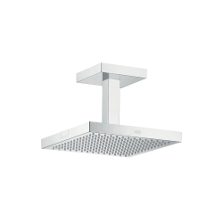 Верхний душ AXOR ShowerCollection 240/240 1jet, с потолочным подсоединением, потолочный монтаж, квадратный, с 1 режимом, размер 24х24 см, металлический, цвет: хром, для душа/ванной