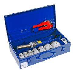 Паяльник 16-63 мм DYTRON POLYS PROFI P-4a, 650 Вт, (стержневой) насадки тефлоновые, ножницы, кейс, для полипропиленовых труб, ПП, ПЭ, ПВДФ, ПНД