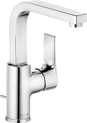 Смеситель для раковины/умывальника KLUDI ZENTA SL однорычажный, поворотный, длина излива 160 мм, латунь, цвет хром