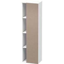 Пенал Duravit DuraStyle, 50x36x180 см, подвесной, (правый), с дверцей, с закрытыми/открытыми полками, цвет: лен/белый матовый, в ванную комнату