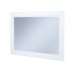 Зеркало IDDIS Oxford, 100х70х40 см, с LED/ЛЕД-подсветкой, прямоугольное,  с антизапотеванием, выключатель сенсорный, для ванны, навесное/подвесное/настенное