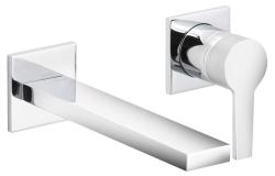 Смеситель для раковины/умывальника Keuco Edition 11 встраиваемый, однорычажный, неповоротный, фиксированный, излив длина 243 мм латунь, цвет хром