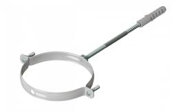 Крепление к стене Okseler D100 белое RAL металлическое, хомут