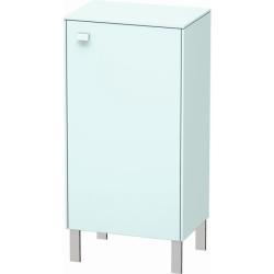 Полупенал Duravit Brioso R, 27х19,6х61 см, подвесной/напольный, (правый), с дверцей/одностворчатый, со стеклянными полками, цвет: светло-голубой, в ванную комнату