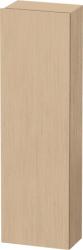 Пенал Duravit DuraStyle, 40x24x140 см, подвесной, (правый), с дверцей, с полкой, со стеклянными полками, цвет: натуральный дуб, в ванную комнату
