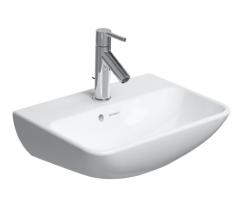 Раковина DURAVIT ME by Starck, 45х32х15,5 см, подвесная, прямоугольная, санфарфор, цвет белый, с 1 отверстием под смеситель, слив/перелив