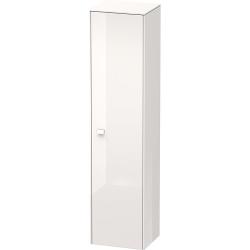 Пенал Duravit Brioso R, 42x36x177 см, подвесной, (правый), с дверцей, с полкой, со стеклянными полками, цвет: белый глянец, в ванную комнату