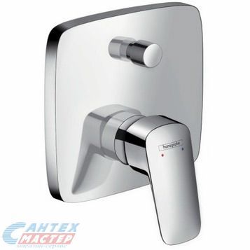 Смеситель для ванны Hansgrohe Logis наружная часть хром  71405000