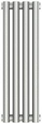 Радиатор отопления Сунержа Эстет-0 500х180 4 секции, цвет сатин, универсальное подключение, нержавеющая сталь, трубчатый