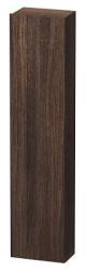 Пенал Duravit DuraStyle, 40x24x180 см, подвесной, (правый), с дверцей, с полкой, со стеклянными полками, цвет: каштан темный/базальт, в ванную комнату
