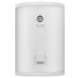 Водонагреватель 100 л Royal Thermo AQUATEC INOX 100 косвенный, напольный, вертикальный, электрический, накопительный тип, 24 квт, 720х526х526 мм, (цвет белый, круглый) с боковой подводкой