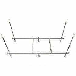 Каркас для ванны Акватек Lifestyle Лугано/Либерти 160x70 см, (шпильки) стальной, сборный, цвет хром, шесть опор, прямоугольный, правый/левый правосторонний/левосторонний, универсальный для ванны