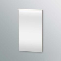 Зеркало Duravit Happy D.2, 50х86х10,5 см с LED/ЛЕД-подсветкой, прямоугольное, подвесное/настенное, цвет рамы: лен, сенсорный выключатель, диммер, для ванной