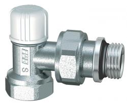 Клапан запорный угловой Far 1/2" вн с уплотнением EPDM FV 1215 12