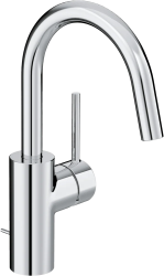 Смеситель для раковины/умывальника KLUDI BOZZ однорычажный, неповоротный, высокий, длина излива 165 мм, латунь, цвет хром