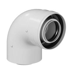 Отвод конденсационный Okseler D60/100 угол 90° для котлов