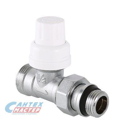Клапан термостатический 1/2" х 3/4" вн/нр VALTEC евроконус (с дополнительным уплотнением) вентиль ручной, прямой