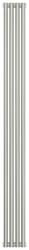 Радиатор отопления Сунержа Эстет-00 1800х180 4 секции, универсальное подключение, нержавеющая сталь, трубчатый