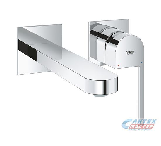 Смеситель для раковины Grohe Plus встраиваемый, однорычажный, излив длинный, длина 203 мм, керамический, латунь, цвет хром, хромированный