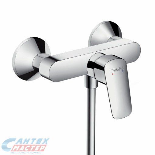 Смеситель для душа Hansgrohe Logis однорычажный, керамический, настенный, без излива/шланга/лейки, латунь хром