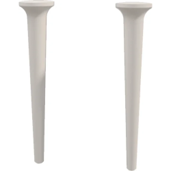 Ножки Cezares Idra для тумбы и пенала, 2 шт. размер 9х9х43 см дерево, цвет белый матовый (Bianco Opaco)