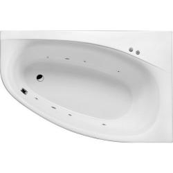 Ванна Excellent Kameleon SOFT, 170х110 см, акриловая, цвет- белый/хром, (с гидромассажем), с каркасом, асимметричная, правосторонняя, правая, приставная/встраиваемая