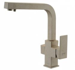 Смеситель для кухни/мойки ZorG ZR 311, под фильтр, однорычажный, поворотный, керамический картридж, длина излива 230 мм, латунь, цвет песочный