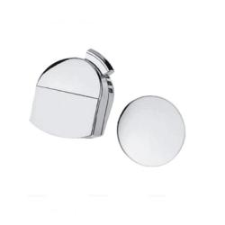 Излив для ванны Hansgrohe Exafill (внешняя часть), настенный/на ванну, неповоротный, латунный, цвет хром, круглый, длина излива 4 см, встраиваемый/встроенный, для смесителя/ванны/ванной/душевой