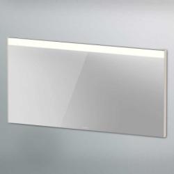 Зеркало Duravit Brioso, 132х70х3,5 см с LED/ЛЕД-подсветкой, прямоугольное, подвесное/настенное, цвет рамы: серо-коричневый, настенный выключатель, для ванной