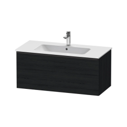 Тумба под раковину Duravit D-Neo,118,4х44,2х44 см, подвесная, 1 выдвижной ящик, ДСП, цвет: дуб черный, шкафчик навесной, прямоугольная, правая/левая, в ванную комнату