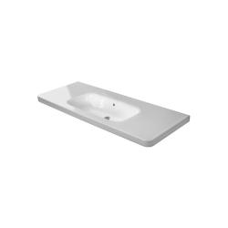 Раковина DURAVIT DuraStyle 120х48х17 см, подвесная, прямоугольная, санфарфор, цвет белый, без отверстия под смеситель, слив/перелив