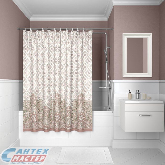 Шторка Iddis для ванной комнаты Decor 200х180 D08P218i11