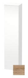 Пенал Duravit DuraStyle, 40x36x180 см, подвесной, (левый), с дверцей, с полкой, со стеклянными полками, цвет: дуб европейский/белый матовый, в ванную комнату